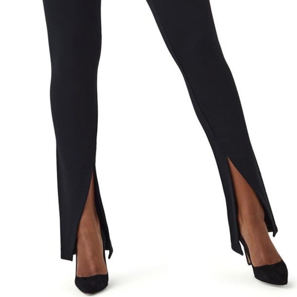Spanx Black High-Waisted Split Front Leggings - image 3